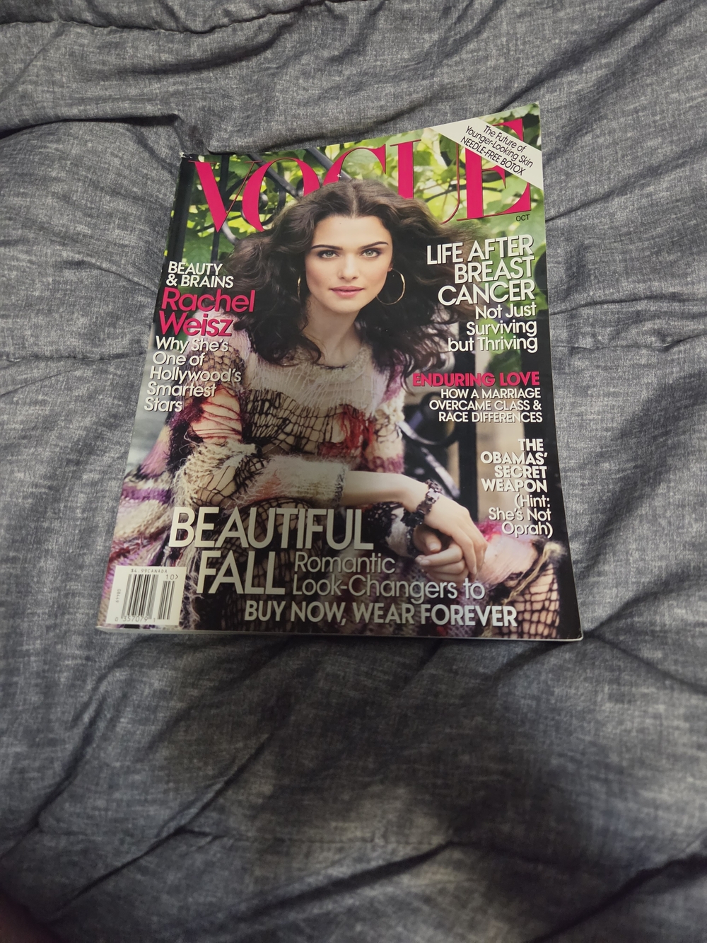 Vogue Coffee Table Book - Pink, Green, Cream October 2008 issue